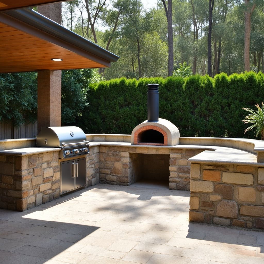 Melbourne outdoor kitchen and BBQ area