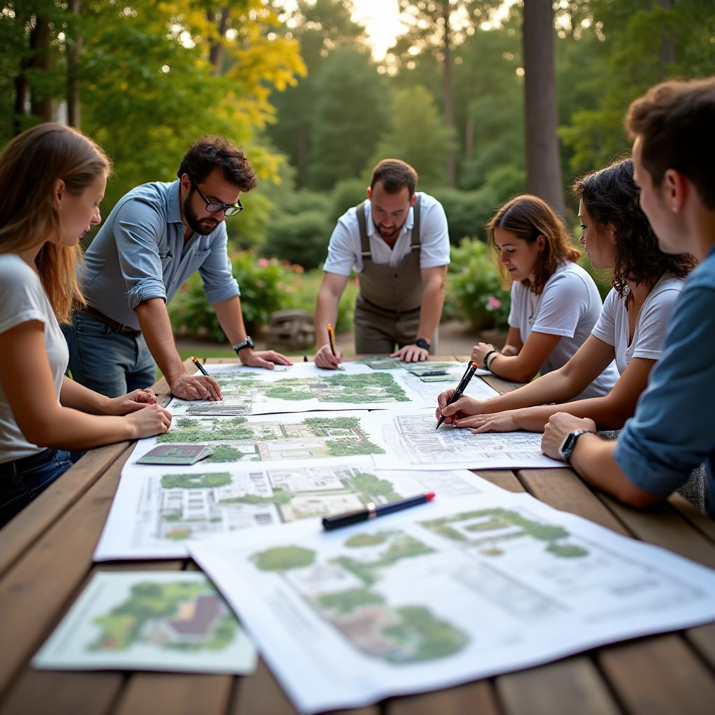 Backyard design workshop